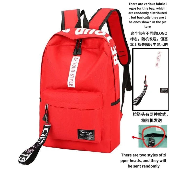 Fashion trend backpack  for men and women