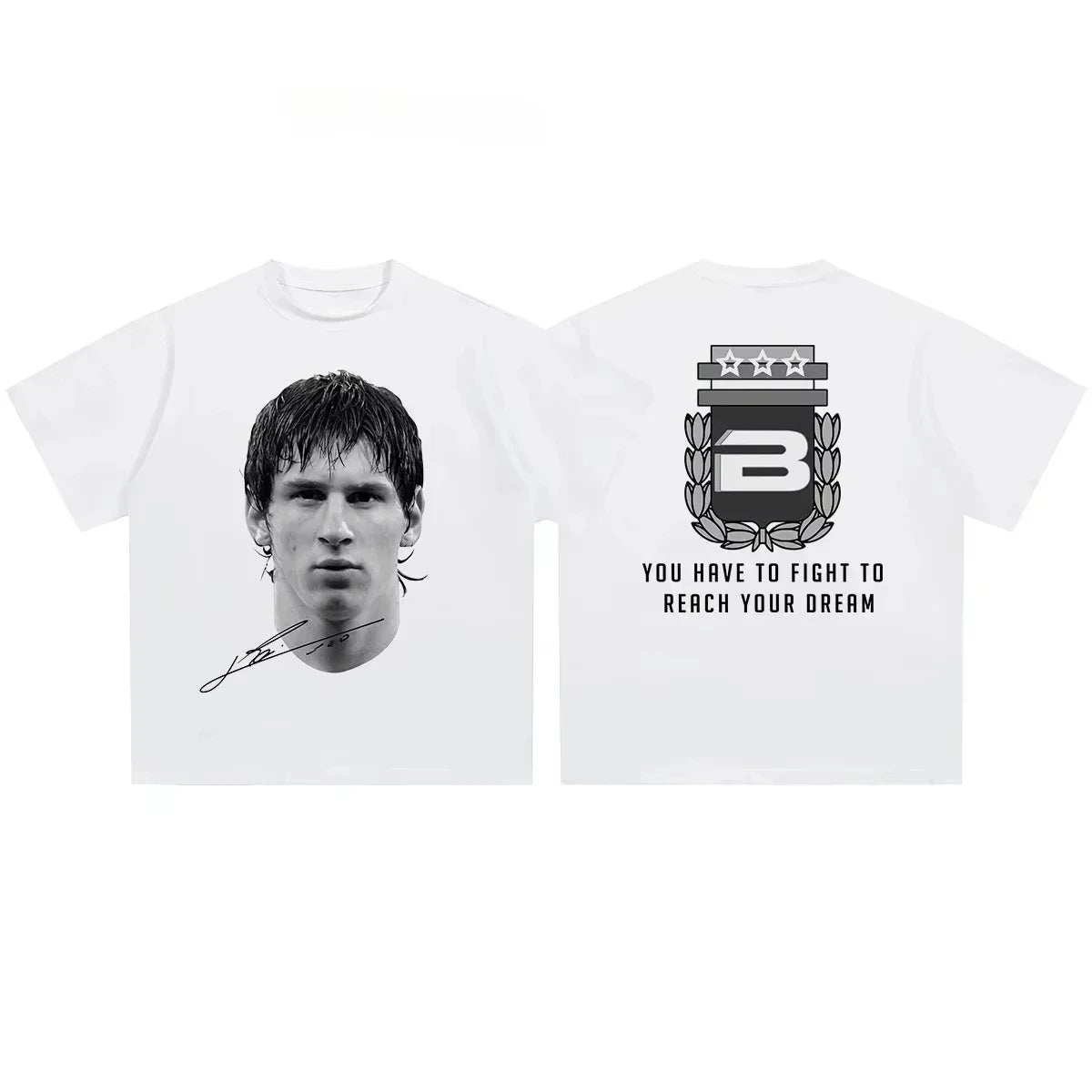 Cristiano Ronaldo Neymar Lionel Messi Football  Tshirt
