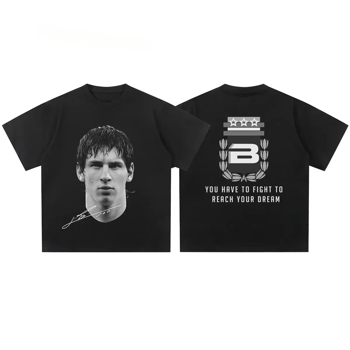 Cristiano Ronaldo Neymar Lionel Messi Football  Tshirt