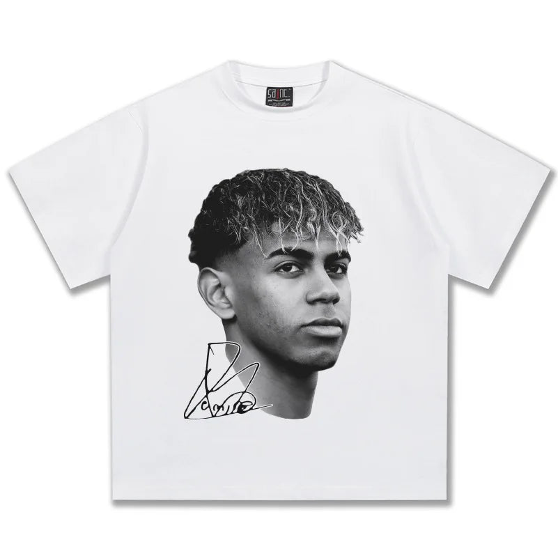 Hip Hop  New Yamal T-Shirt Men's and Women's