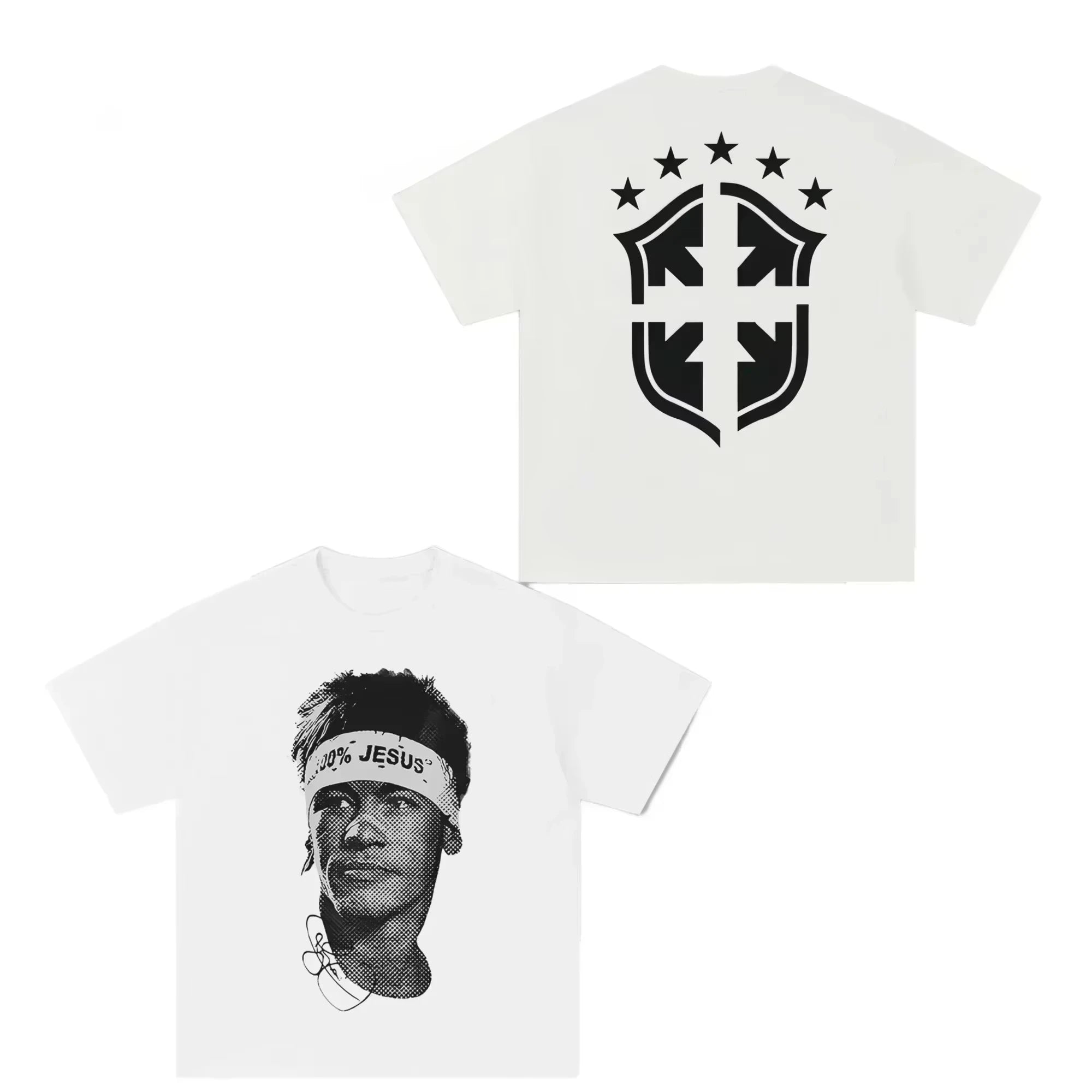 Cristiano Ronaldo Neymar Lionel Messi Football  Tshirt