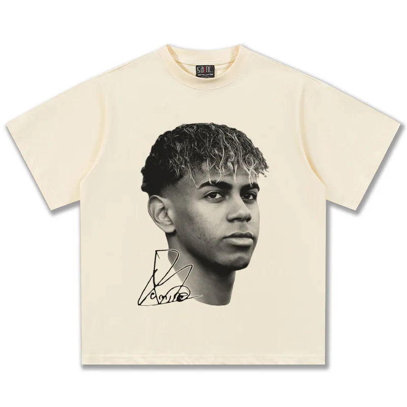 Hip Hop  New Yamal T-Shirt Men's and Women's