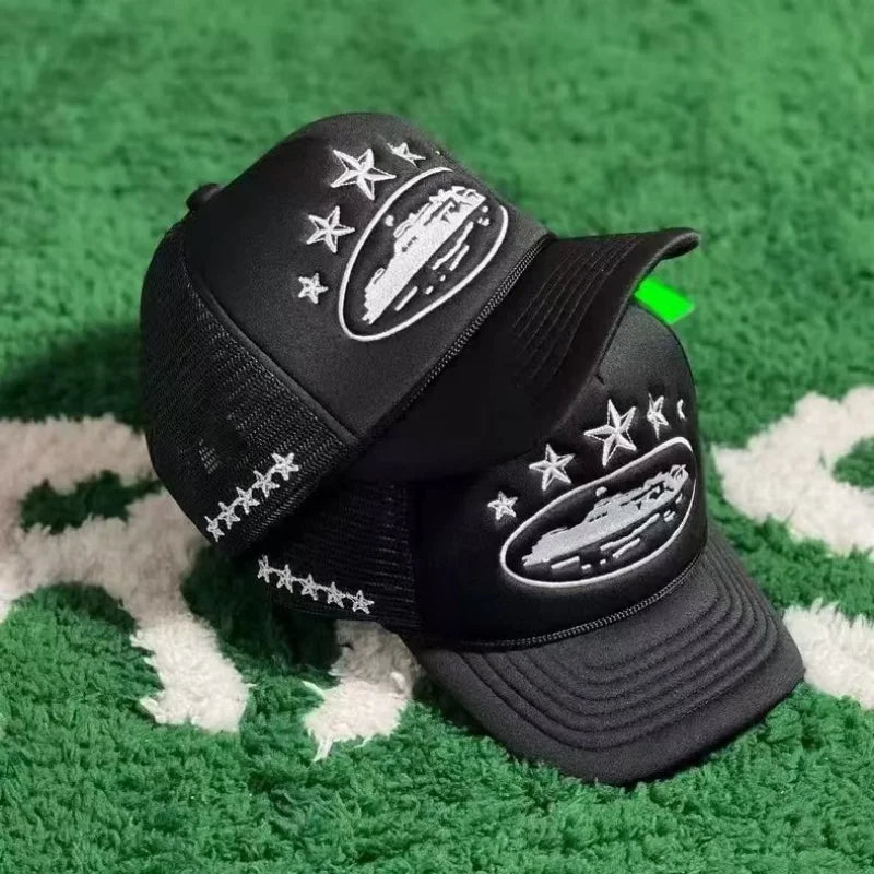 New Five Star Mesh Hat Men's