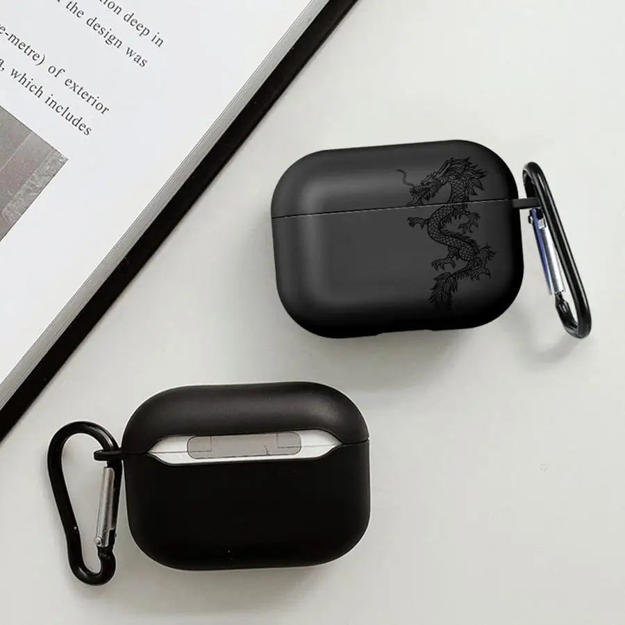 Cool Dragon Pattern  For Airpods 4 2 3 Pro 1 Pro3 Pro2