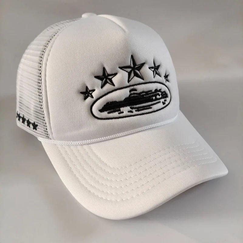 New Five Star Mesh Hat Men's