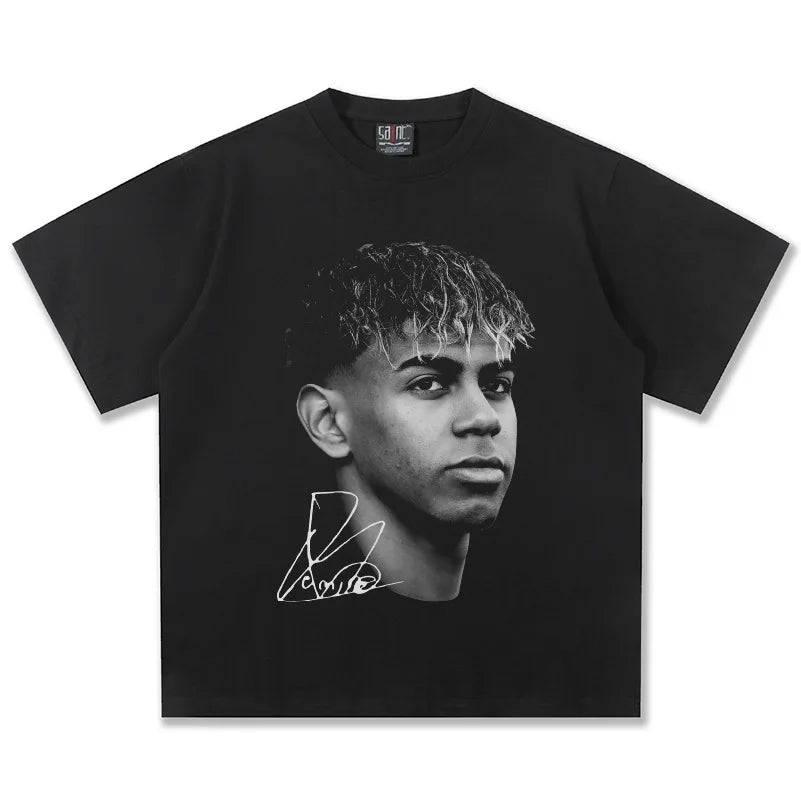 Hip Hop  New Yamal T-Shirt Men's and Women's