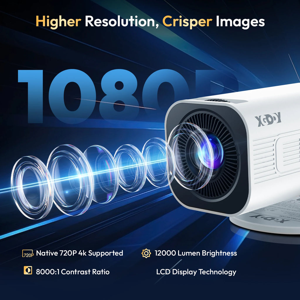 Xgody Gimbal 3 Pro Projector