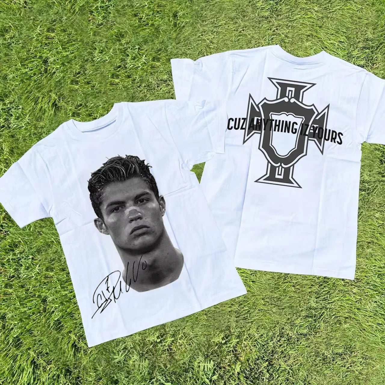 Cristiano Ronaldo Neymar Lionel Messi Football  Tshirt